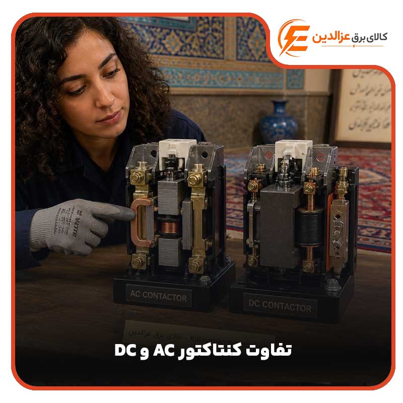 تفاوت کنتاکتور AC و DC